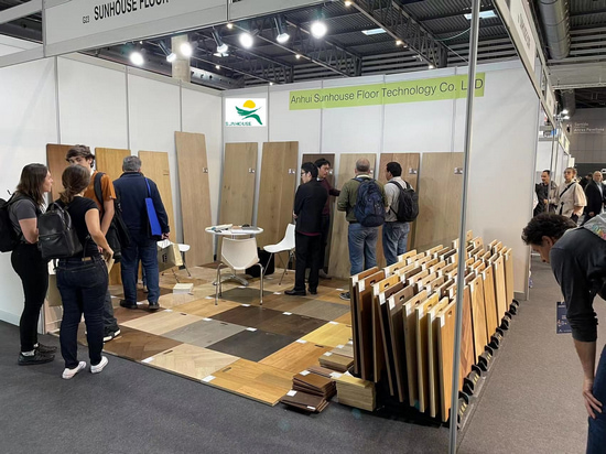 Anhui Sunhouse Floor Technology Co., Ltd. nimmt erfolgreich an der CONSTRUMAT-Ausstellung in Spanien teil